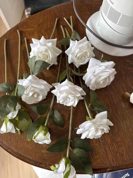 Photo of free Artificial White Roses (Ampthill) #1