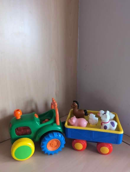 Photo of free Toy tractor and animals (Dunston S41) #1
