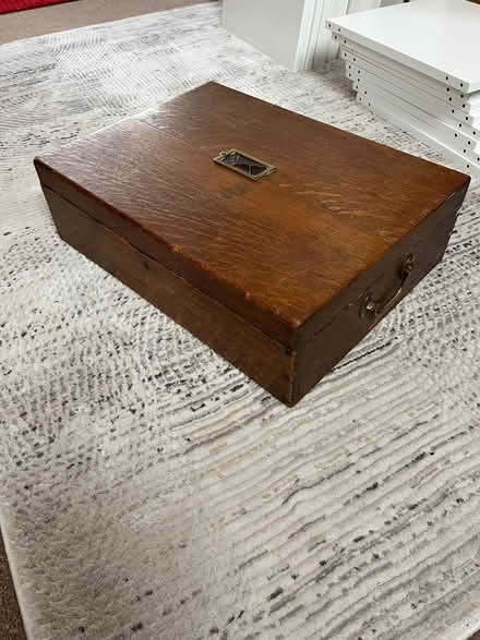 Photo of free Old wooden box (Harlow Fields DE22) #1