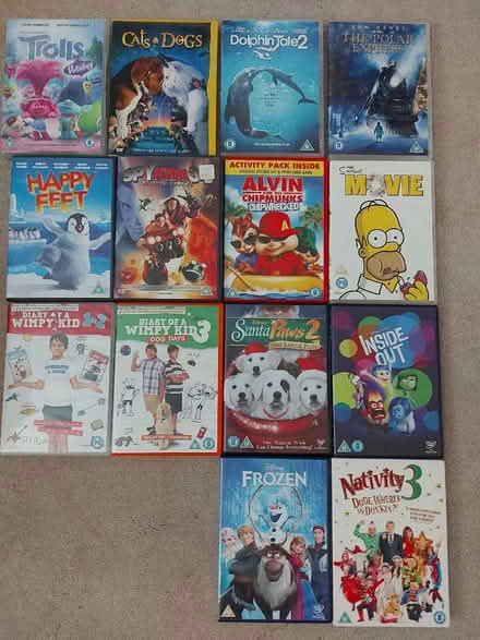 Photo of free 14 x Kids DVDs (Putnoe MK41) #1