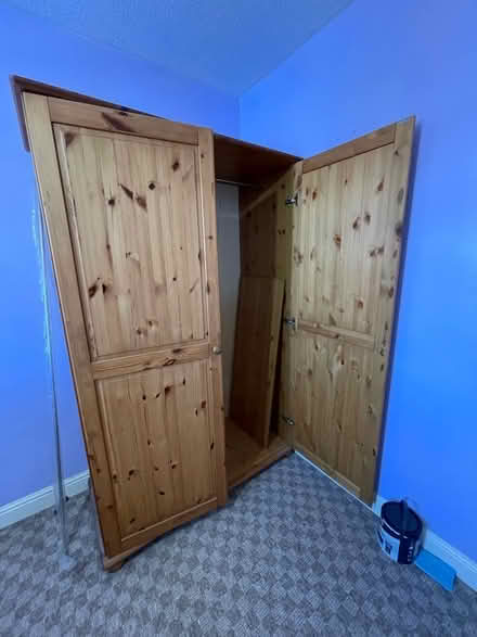 Photo of free Double pine wardrobe (Heysham LA3) #2
