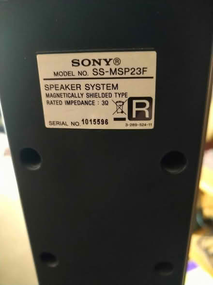 Photo of free Sony Surround Sound Speakers (Gosport PO12) #4