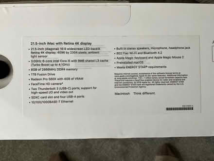 Photo of free Apple iMac desktop (2017) (S5 Hatfield/Bellhouse) #1