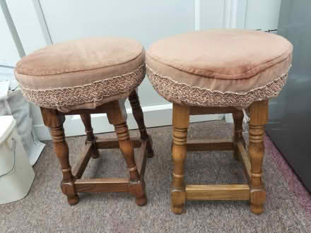 Photo of free Pair of wooden stools (Wollaton NG8) #1