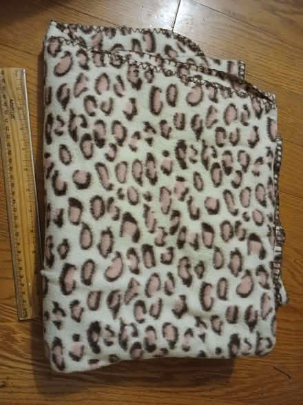 Photo of free Leopard-print baby blanket (Mountain View near downtown) #1