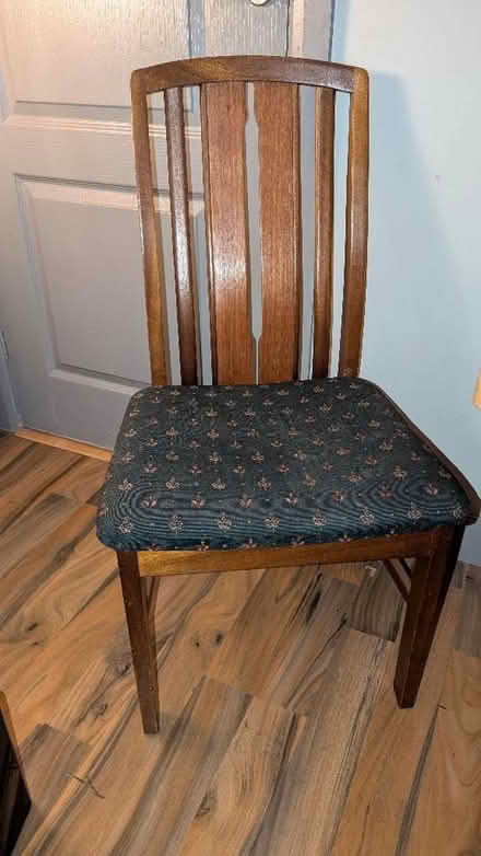Photo of free Teak dining chairs x 2 (Combe Down) #1