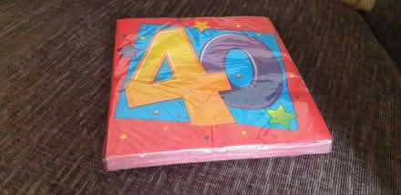 Photo of free 40th serviettes (Linslade LU7) #1