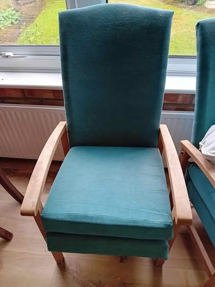 Photo of free Green fabric (Glenfield Rd area LE3) #2