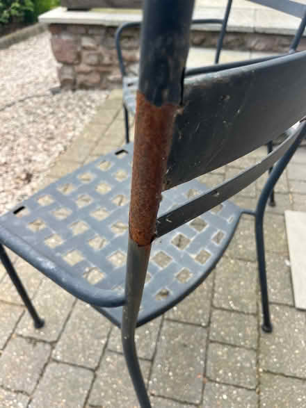 Photo of free Two Metal Garden Chairs M&S (Skelton CA11) #3