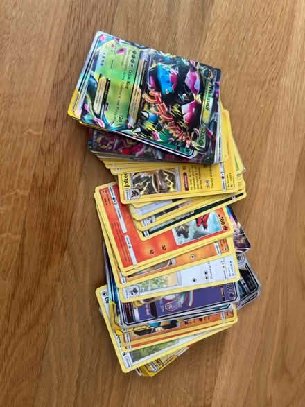 Photo of free pile of Pokémon style cards (CR3 Caterham on the hill) #2
