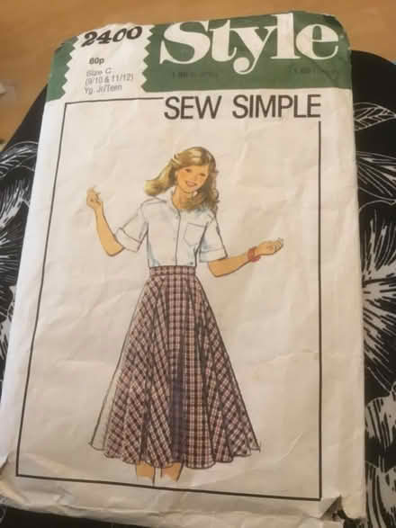 Photo of free Used pattern for circular skirt (B62 near Blackheath) #1