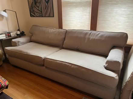 Photo of free MitchellGold couch (near 6th and Arapahoe Boulder) #1