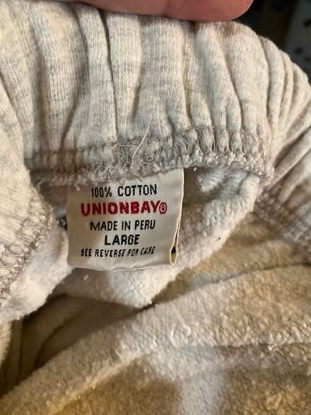 Photo of free 2 pairs large sweats (Bascom/Union Campbell) #1