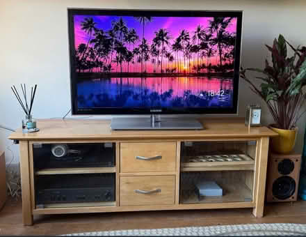 Photo of free Light oak substantial TV unit (Cavendish CO10) #1