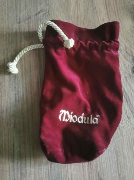 Photo of free Burgundy velvet pouch (Hale End E4) #1