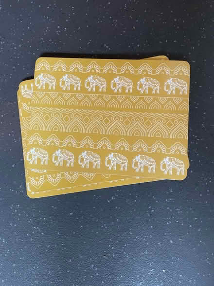 Photo of free Set of 3 cork backed placemats (Garston WD25) #1