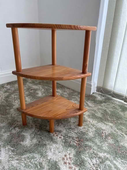 Photo of free Three shelf corner table (Torrisholme LA4) #2