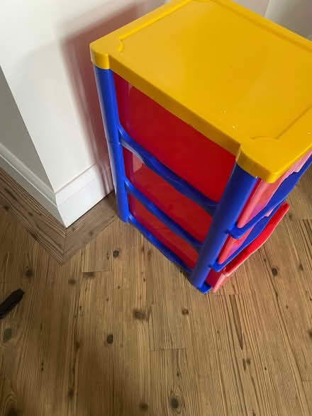 Photo of free Plastic Storage 3 draw Cabinet (Leigh on sea SS9) #3