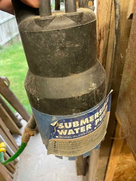 Photo of free Submersible water pump (Weston) #1