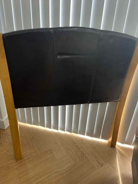 Photo of free Brown single headboard. No fire label. (Benton NE28) #2