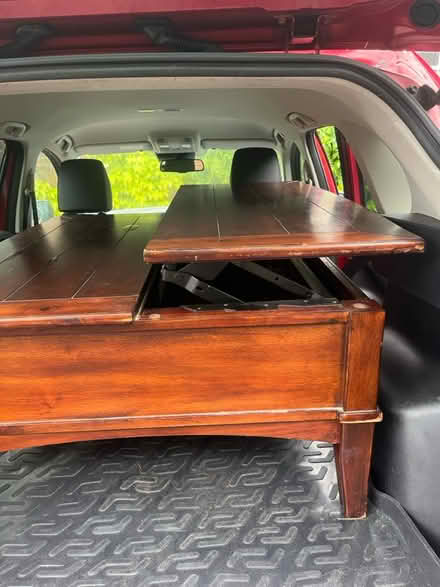 Photo of free Wooden lift up coffee table (St Albans AL1) #2