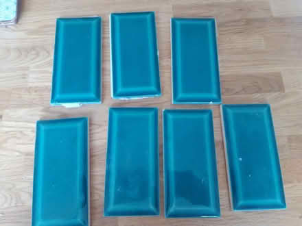 Photo of free 7 green metro tiles (Bampton OX18) #1