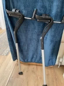 Photo of free Pair of Adjustable Forearm Crutches (Longworth OX13) #1