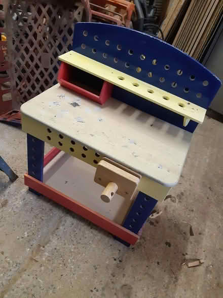 Photo of free Children's toy wooden workbench (Harrold. MK43) #1