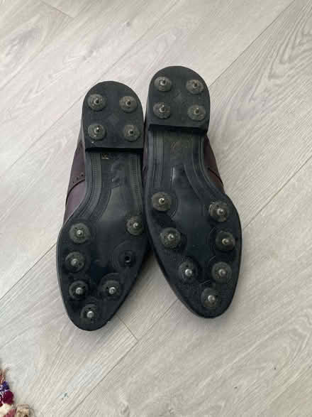 Photo of free Men's burgundy golf shoes, size 10 (Herne Hill SE24) #3