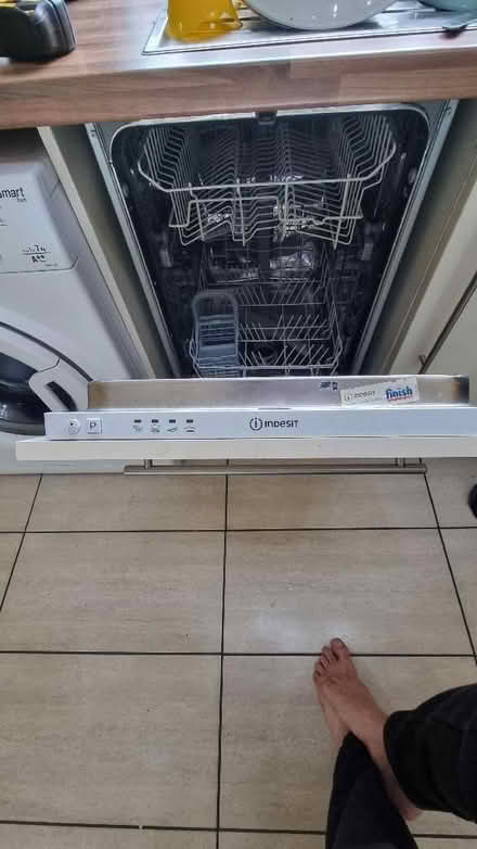 Photo of free Indesit Integrated Dishwasher (Slimline) (Roughcote ST3) #2