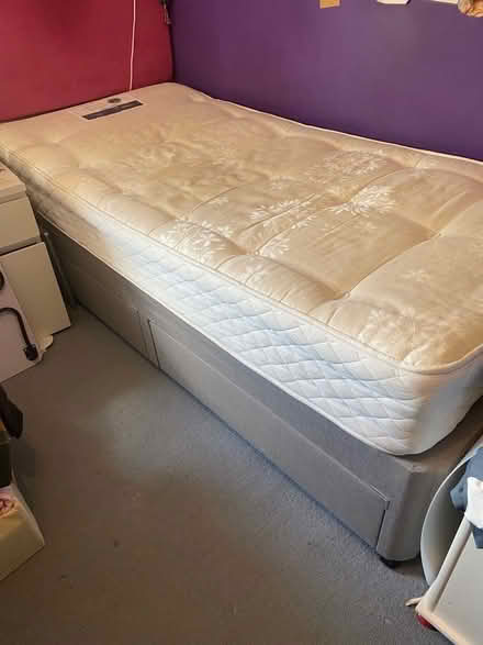 Photo of free Single divan bed & mattress (Hersham KT12) #1