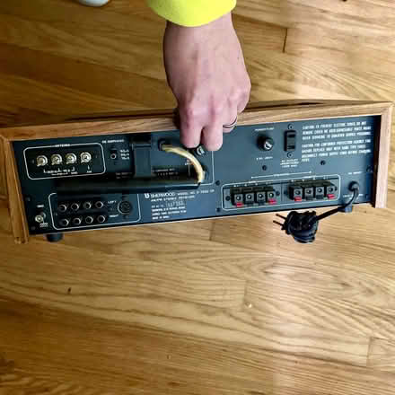 Photo of free sherwood am/fm stereo receiver (Long hill, NJ) #3