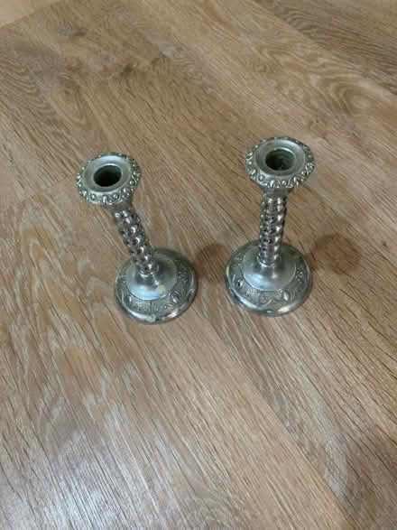 Photo of free Metal candlesticks (highcliffe BH23) #1