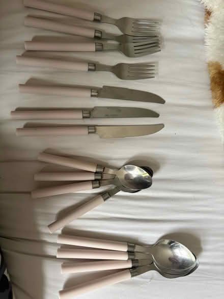 Photo of free 4 set pink cutlery set (SW16) #1