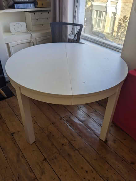 Photo of free Ikea Bjursta Round Dining Table Set for 4, Extendable (Highbury N7) #1