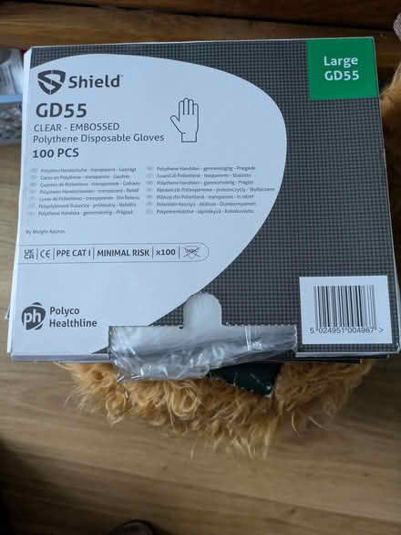 Photo of free Clear disposable gloves. (Bachelor's Bump TN35) #1