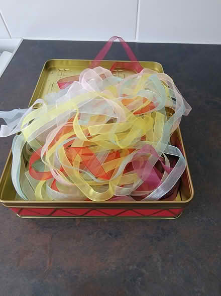 Photo of free Tin of ribbons (Walton. Liverpool 4) #2