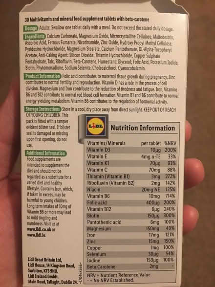 Photo of free Pregnancy vitamin tablets (Shrewsbury) #3