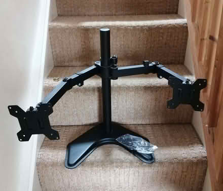 Photo of free Double desk monitor mount (Battle RG30) #1