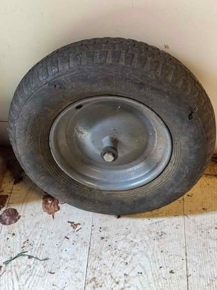 Photo of free Garden Wheel Barrow Wheel 14.5" Diameter (Highway SL6) #1