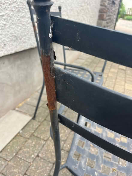 Photo of free Two Metal Garden Chairs M&S (Skelton CA11) #4