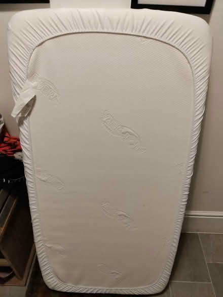 Photo of free Cot mattress & sheets (Kennington OX14) #2