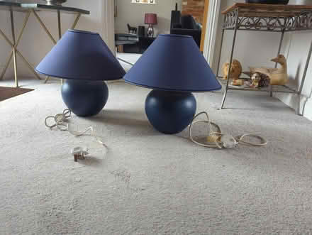 Photo of free 2 bedside lamps (Hook RG27) #1