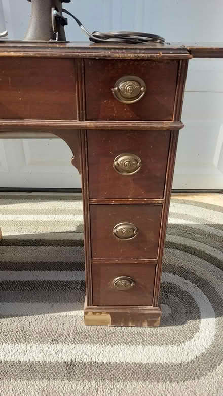 Photo of free Antique Sewing Machine in Cabinet (College Avenue/ Columbia Road) #3