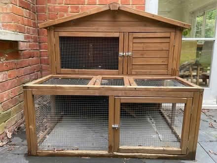 Photo of free Outdoor guinea pig hutch (RG40 Wokingham town centre) #1