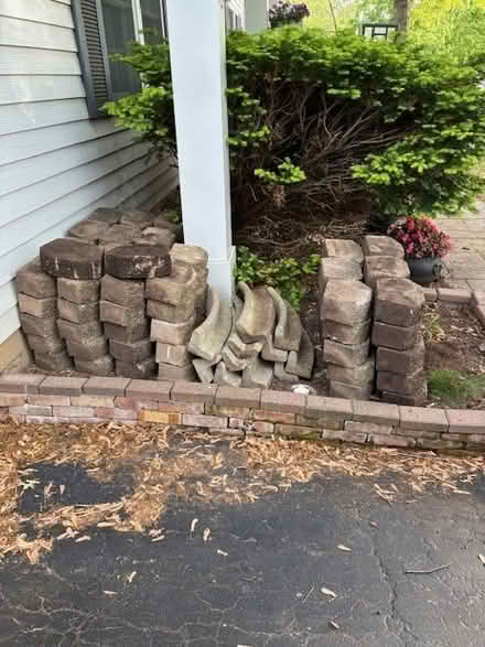 Photo of free Cement blocks for landscaping (Woodridge,Hobson &Woodridge dr) #1