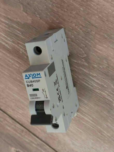 Photo of free 40A Circuit Breaker - Axiom MCB - 40A - SP - Type B (Penge BR3) #1