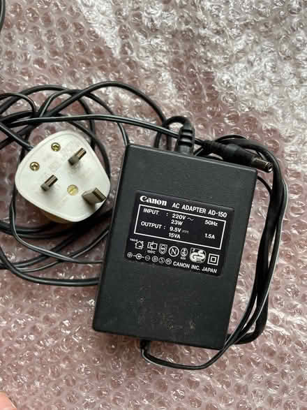 Photo of free Canon AC Adapter AD-150 (Crystal Palace SE19) #1