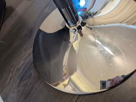 Photo of free Glass topped round table (Woodley RG5) #2