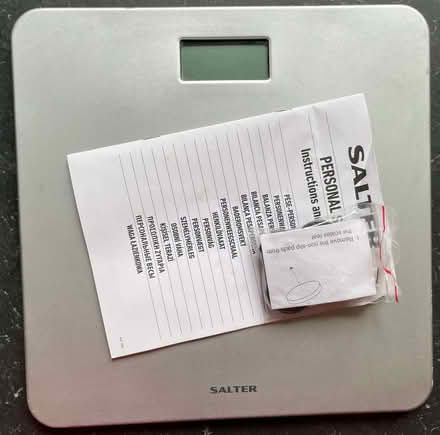 Photo of free Salter bathroom scales, needs CR2032 battery (West Malvern CP WR14) #1